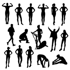 Fitness silhouettes
