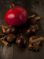 Chestnuts and Pomegranate