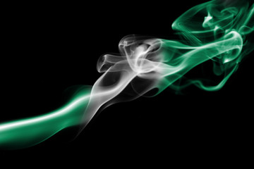 Nigeria smoke flag