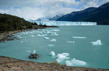 Perito Moreno Glacier in Los Glaciares National Park in El Calafate, Argentina, South America