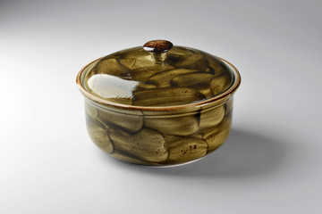 Rustic Casserole isolated on white background