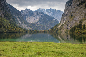 Obersee with Watzmann seen from Fischunkelalm
