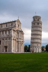 Morning visit to the famous tower in Pisa