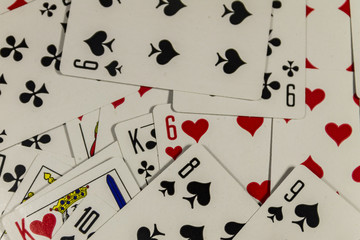 Background of the playing cards