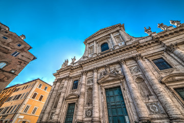 Fototapeta na wymiar San Giovanni de fiorentini church