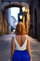 Fototapeta premium Woman in the city