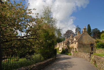 West Street in Castle Combe, Cotswolds, UK
