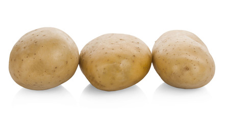 potato isolated on white background