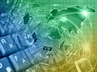 Globe and color mans