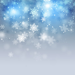 Christmas Holiday Blue Background