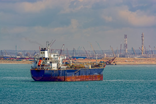 Chemical/Oil Products Tanker in Singapore strait