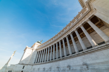 Colonnade in Altar of the fatherland