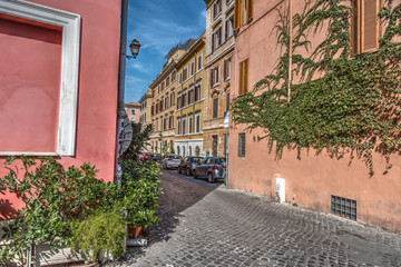 Fototapeta na wymiar Alley in Trastevere