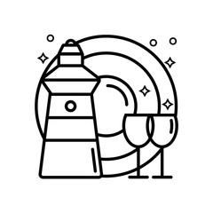 Hand dishwashing liquid with clean plate and glasses. Bottle det