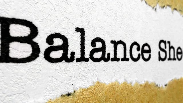 Balance sheet