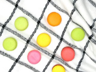 colorful macaroons