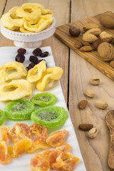 Assorted healthy snack.