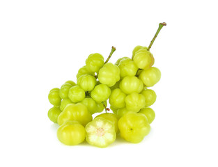 Star gooseberry on white background