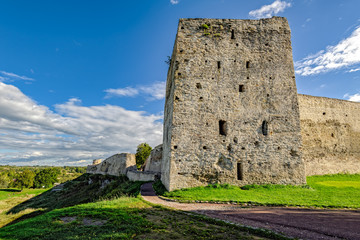 Fototapeta na wymiar Izborsk fortress. Pskov region, Russia.