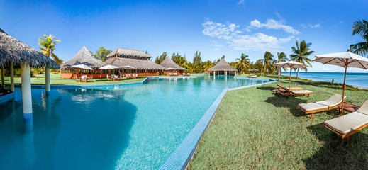 Tropical swimming pool