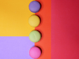 colorful macaroons