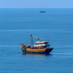 Vietnamese modern style Motor Fishing Vessel.