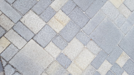 street Granite cobble stoned pavement background
