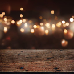Festive background with bokeh effects
