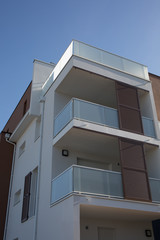 Residential apartment building room living area