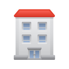 Apartment Block - Novo Icons. A professional, pixel-aligned icon designed on a 64 x 64 pixel.  