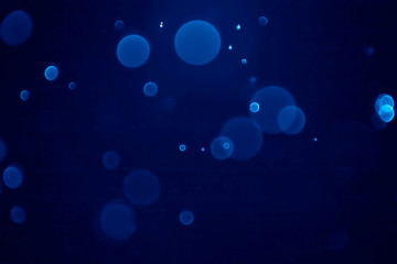 bokeh background dark blue