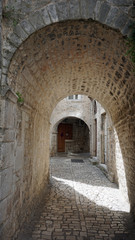 Fototapeta na wymiar old town of croatian city trogir