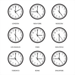 Time zone vector