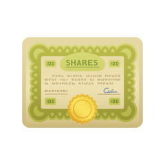 Stock Certificate - Novo Icons. A professional, pixel-aligned icon designed on a 64 x 64 pixel.  