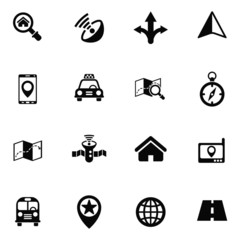 navigation icon set