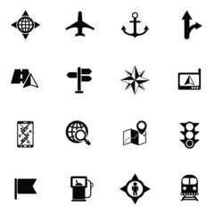 navigation icon set