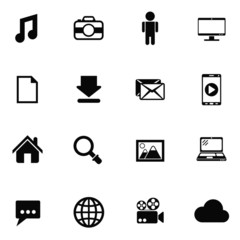 Fototapeta premium social media icon set