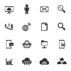 social network icon set