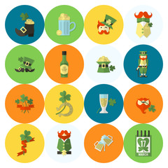 Saint Patricks Day Icon Set