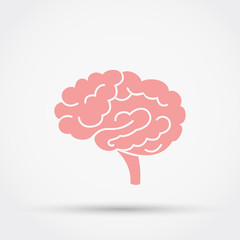 Brain vector icon.