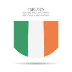 Ireland national flag vector icon
