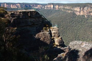 Pulpit Rock Lookout in Blue Mountains in Australien