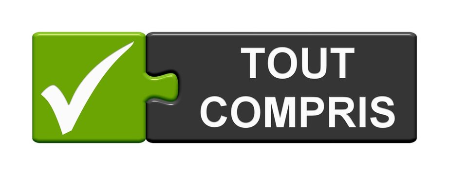Puzzle Button zeigt Alles inbegriffen - Tout Compris