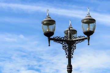 vintage street light.