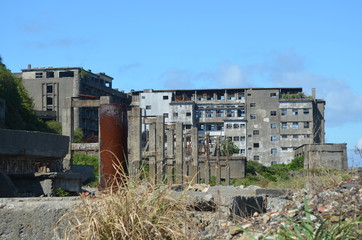 長崎県長崎市 軍艦島 端島 世界遺産 廃墟 Nagasaki city Hashima Island Gunkanjima Battleship Island World heritage ruins