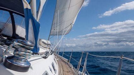 Segelschiff Steuerbordseite