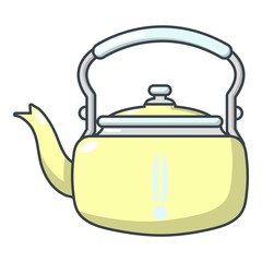 Obraz premium Tin icon, cartoon style