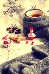 Tea with cinnamon and anise