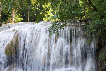 River and waterfalls in Kanchanburi