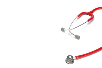 red stethoscope